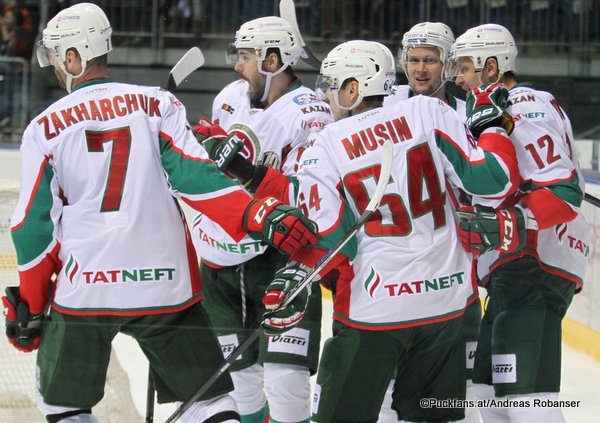 Ak Bars Kazan Torjubel © Puckfans.at /AR