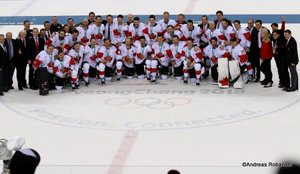Olympic Winter Games Pyeongchang 2018 Men's Bronze Medal Game CZE - CAN Team Canada Gangneung Hockey Centre ©Andreas Robanser