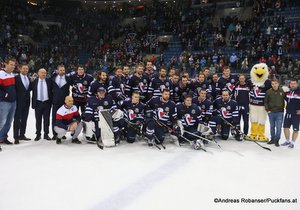 HC Slovan Bratislava - Dinamo Minsk HC Slovan Bratislava Team Photo Ondrej Nepela Arena 01.03.2018 ©Puckfans.at/Andreas Robanser