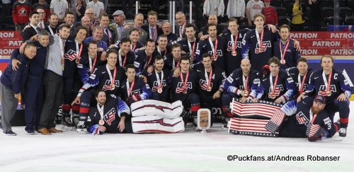 IIHF World Championship Bronze Medal Game USA - CAN Team USA Royal Arena, Copenhagen ©Puckfans.at/Andreas Robanser