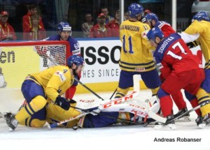 IIHF World Championship 2014  Jaromir Jagr 68, Tim Erixon #4, Simon Hjalmarsson #11, Vladimir Sobotka #17