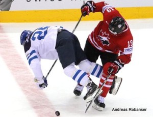 IIHF World Championship 2014 Pekka Jormakka #25, Cody Hodgson #19