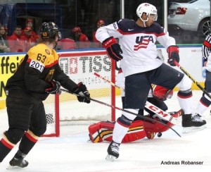 IIHF World Championship 2014  Alexander Weiß #63 , Tim Thomas #30, Danny DeKeyser #65