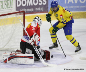 Ivan Hlinka Memorial , Piestany Schweden - Schweiz  © Werner Krainbucher/Puckfans.at 