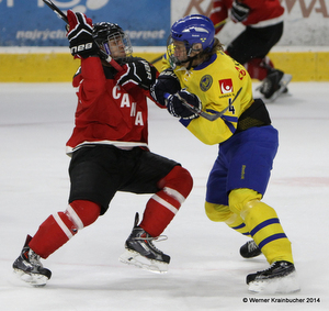 Ivan Hlinka Memorial  Kanada - Schweden © Werner Krainbucher/Puckfans.at 