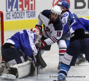 Ivan Hlinka Memorial  Thomas Novak #18 trifft gegen Finnland © Andreas Robanser/Puckfans.at