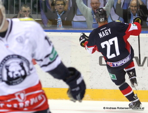 Slovan Bratislava - Medvescak Zagreb  Bratislava Ladislav Nagy #27 © Andreas Robanser/Puckfans.at 