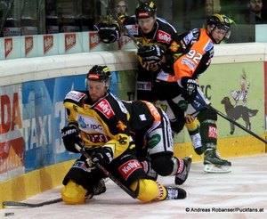 Vienna Capitals - Graz 99ers EBEL - Saison 2014/15 Peter MacArthur #16, Clemens Unterweger #92