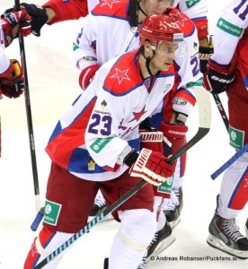 Andrei Stas #23 CSKA Moskau KHL Saison 2013/14 © Andreas Robanser/Puckfans.at 