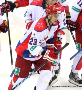 Andrei Stas #23 CSKA Moskau KHL Saison 2013/14 © Andreas Robanser/Puckfans.at