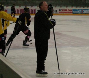 Erstes Training der Vienna Capitals unter Jim Boni © Franz Berger/Puckfans.at