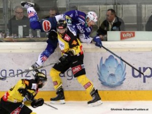 Vienna Capitals - EC VSV Zwischenrunde Saison 2014/2015 Philippe Lakos #4, Daniel Nageler  #16