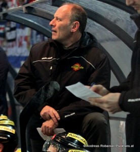 Vienna Capitals  Head Coach Jim Boni  © Andreas Robanser/Puckfans.at 