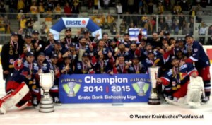 EBEL CHAMPION 2015 EC Red Bull Salzburg © Werner Krainbucher/Puckfans.at 