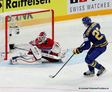 IIHF World Championship 2015 Preliminary RoundCZE - SWE  Alexander Salák #53, Game Winning Goal Oliver Ekman Larsson #23 © Andreas Robanser/Puckfans.at 