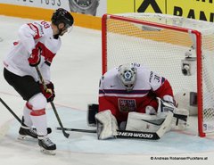 IIHF World Championship 2015 Preliminary Round CZE - SUI Cody Almond #89, Ondrej Pavelec #31 © Andreas Robanser/Puckfans.at