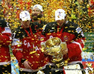 IIHF World Championship 2015 Sidney Crosby #87, Mike Smith #41 © Andreas Robanser/Puckfans.at 