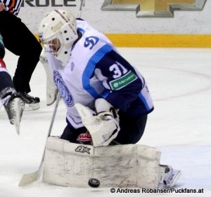 Dinamo Minsk KHL Saison 2014/2015 Danny Taylor #31 Andreas Robanser/Puckfans.at