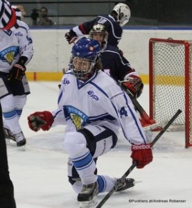 FIN - USA Memorial of Ivan Hlinka 2015 Stephen Dhillon #1, Otto Somppi #24 ©Puckfans.at/Andreas Robanser