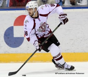 Steven Seigo #16 Dinamo Riga KHL Saison 2015-16 ©Puckfans.at/Andreas Robanser