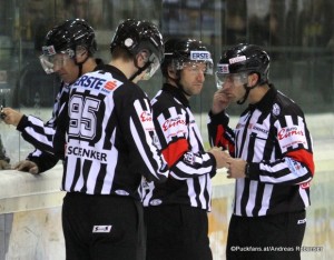 Schiedsrichter  EBEL Saison 2015-16 ©Puckfans.at/Andreas Robanser