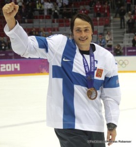 Temmu Selanne Team Finland Olimpic Games 2014 Sochi ©Puckfans.at/Andreas Robanser 