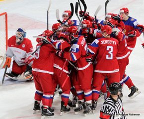 IIHF World Junior Championship 2016 Finland/Helsinki, Hartwall Arena Quarterfinal RUS - DEN Thomas Lillie #31 ©hockeyfans.ch/Andreas Robanser