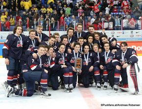 IIHF World Junior Championship 2016 Finland/Helsinki, Hartwall Arena Bronze Medal Game SWE - USA Team USA ©Puckfans.at/Andreas Robanser