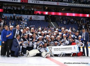 IIHF World Junior Championship 2016 Finland/Helsinki, Hartwall Arena Gold Medal Game RUS - FIN World Champions - Team Finland ©Puckfans.at/Andreas Robanser