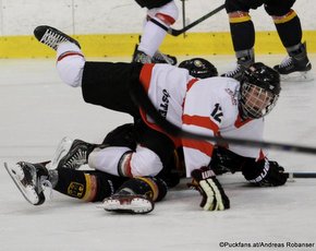 U18 Testspiel AUT - GER Sportcentrum Luzanky, Brno CZE Lukas Schreier #12 ©Puckfans.at/Andreas Robanser