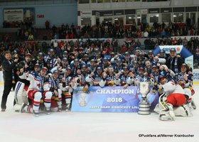 EBEL Final, Game 6 HC Orli Znojmo - HC Red Bull Salzburg EBEL Champion 2016 ©Puckfans.at/Werner Krainbucher