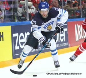 2016 IIHF World Championship Russia, VTB Ice Palace, Moscow Finale FIN - CAN Patrik Laine #29 ©Puckfans.at/Andreas Robanser