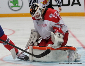 2016 IIHF World Championship Russia, Ice Palace, Moscow NOR - DEN Sebastian Dahm #32 ©Puckfans.at/Andreas Robanser