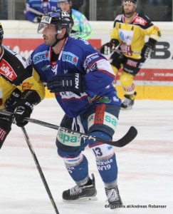 Aaron Brocklehurst #13, Rafael Rotter #6 EBEL Saison 2015-2016 ©Puckfans.at/Andreas Robanser