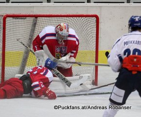 Ivan Hlinka Memorial 2016 CZE - FIN Bors Arena, Breclav Jakub Skarek #1 ©hockeyfans.ch/Andreas Robanser