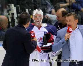 Lubomir Visnovsky Farewell Game Bratislava Slovnaft Arena Lubomir Visnovsky ©Puckfans.at/Andreas Robanser