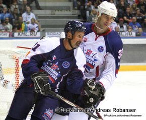 Lubomir Visnovsky Farewell Game Bratislava Slovnaft Arena Zdeno Ciger, Zdeno Chara ©Puckfans.at/Andreas Robanser