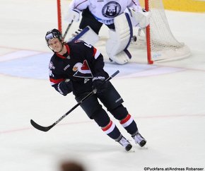 HC Slovan Bratislava - Medvescak Zagreb Slovnaft Arena Ziga Jeglic #14 nach dem GWG ©Puckfans.at/Andreas Robanser