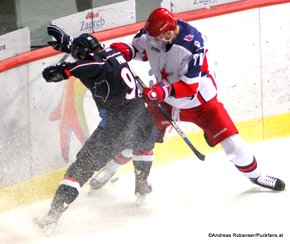 Medvescak Zagreb - CSKA Moskau Francis Paré #91, Gennadi Stolyarov #71 Dom Sportova ©Puckfans.at/Andreas Robanser