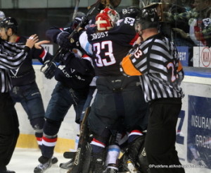 HC Slovan Bratislava - Sibir Novosibirsk Barry Brust #33 Slovnaft Arena ©Puckfans.at/Andreas Robanser