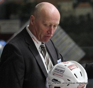 Doug Mason als KAC Trainer ©Puckfans.at/Andreas Robanser