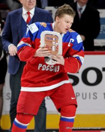 IIHF World Juniors Championship 2017 Bronze Medal Game Kirill Kaprizov #7 Fans Centre Bell, Montreal ©Puckfans.at/Andreas Robanser