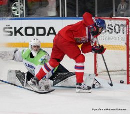 IIHF World Championship 2017 CZE - SLO Roman Cervenka #10, Gasper Kroselj #32 Paris, Bercy ©Puckfans.at/Andreas Robanser
