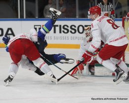 IIHF World Championship 2017 SLO - BLR Ilya Shinkevich #8 Paris, Bercy ©Puckfans.at/Andreas Robanser