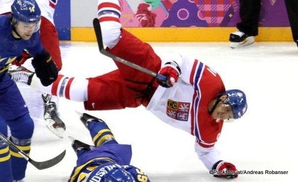 Patrik Berglund #14 SWE, Martin Erat #91 Olympic games 2014, Sochi ©Puckfans.at/Andreas Robanser