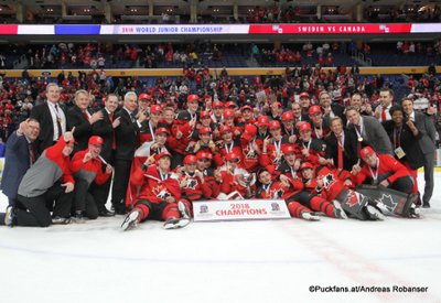 IIHF World Juniors 2018 Gold Medal Game SWE - CAN Team Canada KeyBank Center ©Puckfans.at/Andreas Robanser