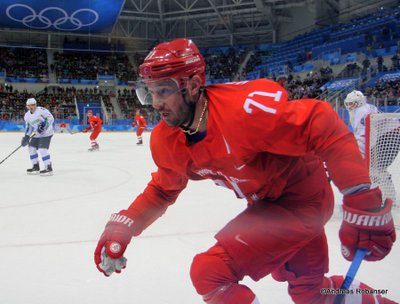 Olympic Winter Games Pyeongchang 2018 Men: RUS - SLO Ilya Kovalchuk #71 Gangneung Hockey Centre ©Andreas Robanser