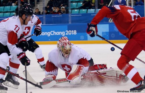 Olympic Winter Games Pyeongchang 2018 Men's: CZE - SUI Dominik Kubalík #18 Gangneung Hockey Centre ©Andreas Robanser