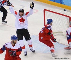 Olympic Winter Games Pyeongchang 2018 Men's Bronze Medal Game CZE - CAN omcan16 #16, Michal Jordán #47, Petr Koukal #42 Gangneung Hockey Centre ©Andreas Robanser