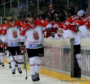 ÖEHV Test AUT - HUN Istvan Sofron #20 Eissportzentrum Kagran ©Puckfans.at/Andreas Robanser